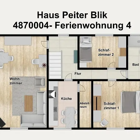 Haus Franz-habich-strasse 9 Peiter Blik Apartmán *